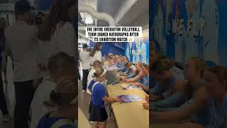Thumbnail: Creighton volleyball signed autographs after the Jays hosted an exhibition match vs. South Dakota 🫶
