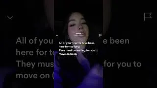 Thumbnail: friends (sped up) lyrics