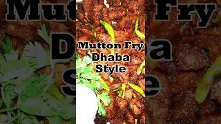 Thumbnail: Mutton Fry | Dhaba Style | Hyderabadi Tala Hua Gosht #shorts #recipe #dhabastyle