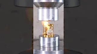 Thumbnail: What Happens When You Crush Burning Golf Balls? 🔥🤯⛳