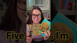 Thumbnail: HAPPY PRIDEEE!!! here are five books that i'm reading for the month 🏳️‍🌈✨ #books #booktube #shorts