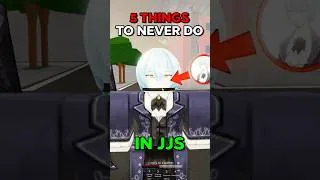 Thumbnail: 5 Things to NEVER DO in Jujutsu Shenanigans #jjs #jujutsushenanigans