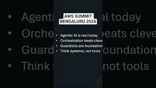 Thumbnail: AWS Summit Bengaluru 2026 🤖