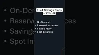 Thumbnail: Save BIG on AWS compute! Spot & RIs = massive discounts 💰 #AWS #Cloud #SAA #AWSCertified