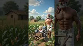 Thumbnail: Who Is Eating the Farmer's Corn Cobs at Night? 😱 #farmer #corn #eating #shorts #ai