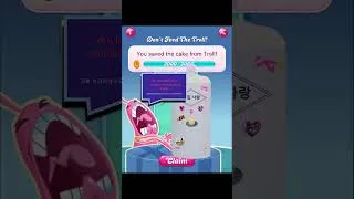 Thumbnail: Don't Feed The Troll! #4k #cake #candycrush (cake saved)