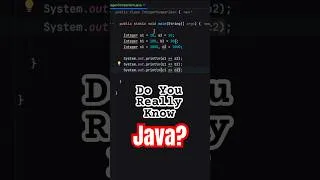 Thumbnail: Do You Really Know Java ? Coding Tips #java #shorts