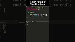 Thumbnail: 5 C++ STL Algorithms in 50 Seconds #shorts