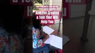 Thumbnail: Here’s a POWERFUL way to build consistency in your time with God #shorts #biblejournaling #Jesus