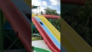 Thumbnail: Trying out Velocity Slide 💦🛝 #travel #pool #vacation #swimming #shorts #palawan #waterslide