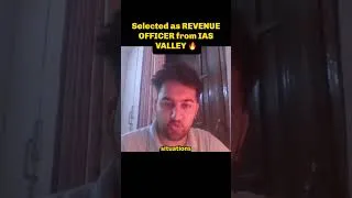 Thumbnail: REVENUE OFFICER from IAS VALLEY 🔥 | #iasvalley #70thbpsc #education #bpsc #70thbpscresult
