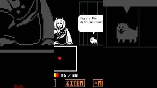 Thumbnail: The end of hard mode...#undertale #gaming #funny #deltarune