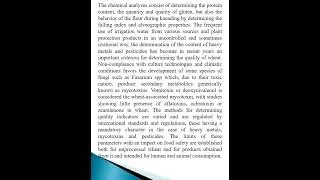 Thumbnail: The Economic Importance of Wheat Quality A Literature Review