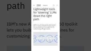 Thumbnail: Introducing the AI Steerability 360 Toolkit