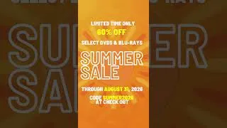 Thumbnail: 💿☀️60% OFF select DVDs, Blu-rays, and Box Sets on IcarusFilms.com ☀️💿