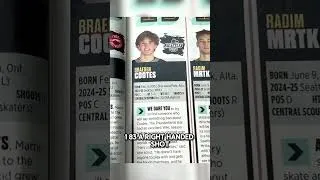 Thumbnail: Did the Vancouver Canucks Draft a MAJOR STEAL In Braeden Cootes? 2025 NHL Draft Magazine Preview