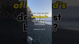 Thumbnail: 3 Ways To Protect Yourself At Reynisfjara Beach 👇 #shorts