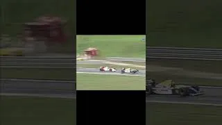 Thumbnail: Senna undercuts and overtakes Hill in mixed conditions, driving magically 🇧🇷🌧️🏎️