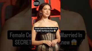Thumbnail: Did you know these celebrities got married in secret? 🤯 #iconicwomen