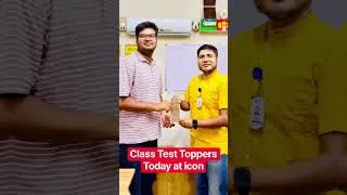 Thumbnail: Class test toppers today at icon #viral #motivation #ieltsvocabularyenglish #neet #englishtoday #spo