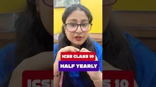 Thumbnail: ICSE Class 10 English Half Yearly Strategy #icse #class10 #icse2027 #exam #ytshorts #trending #viral