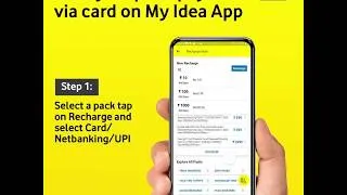 Thumbnail: Recharge with debit card via My Idea App