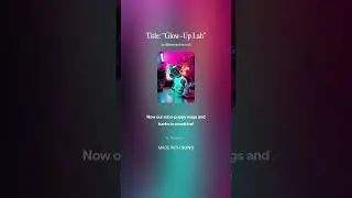 Thumbnail: “Glow Up Lab” #TRIZ4Kids #KidsMusic #CreativeKids #ChillBeats #STEMfun