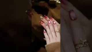 Thumbnail: Elegant Pink & Gold Glitter Nail Art Design ✨ | Trendy Korean Inspired Nails #nails