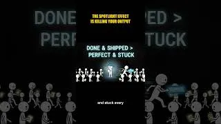 Thumbnail: Ship at 80% and iterate. Here's why. #perfectionism #mindset #ideastothrive