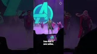 Thumbnail: Nick Fury singing in Rogers: The Musical #avengers #marvel #mcu #disneyland #shorts