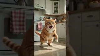 Thumbnail: Orange Cat Opens the Fridge… BIG MISTAKE! 🐱😂 | Miaow Miaow #Shorts