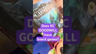 Thumbnail: Will Kansas City GOODWILL have board games? #boardgames