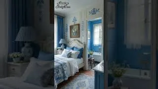 Thumbnail: 🩵 Blue & White Vintage Farmhouse Cottage You'll Instantly Love #shorts #short