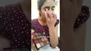 Thumbnail: Tried Smokey 👁️👁️ #smokeyeye #smokeyeyeforbeginners #makeup #shorts