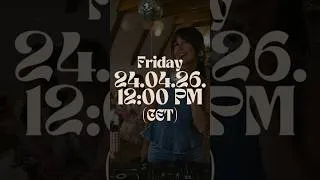 Thumbnail: Friday, 24/4 12pm - Here I am for a Disco Delight.. don't forget the reminder! 🪩🤞🏼 #funkyhouse