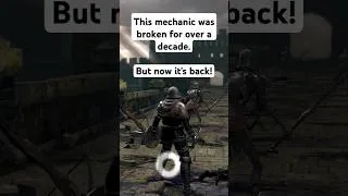 Thumbnail: Over 10 years later, a broken mechanic returns! #darksouls #shorts