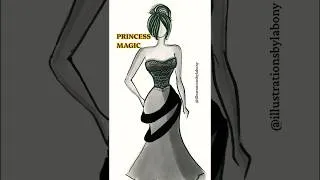Thumbnail: #glitter #princessdress #dressdrawing #procreate #fashionillustration #shorts#magic#aesthetic#dress