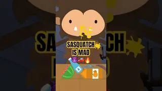 Thumbnail: SASQUATCH POLICE CHASE! 🚔🏃‍♂️ #shorts #sneakysasquatch #applearcade