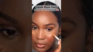 Thumbnail: Liquid Blush Hack #makeuptutorial #shortvideo #youtubeshorts #shorts #makeuptutorialforbeginners