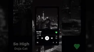Thumbnail: So High…❤️‍🔥🌃 #playlist #music #shorts #shortsvideo #shortsviral #dojacat #high