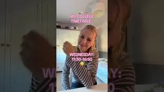 Thumbnail: no thanks xoxox #collegetimetable #fyp
