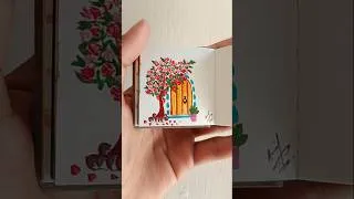 Thumbnail: Easy watercolor drawing for beginners🎨 #shorts