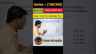 Thumbnail: Time & Work Tricks | Best Tricks for time and work | Maths Tricks | imran sir maths #shorts