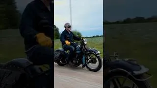 Thumbnail: Chuck’s ‘36 Knuckle has seen some sh*t! 90 yrs still running strong #knucklehead #antiquemotorcycle