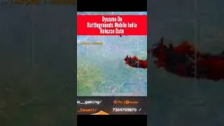 Thumbnail: DYNAMO ON BATTLEGROUNDS MOBILE INDIA LAUNCH DATE | DYNAMO HINT ON BGMI RELEASE DATE 🔥