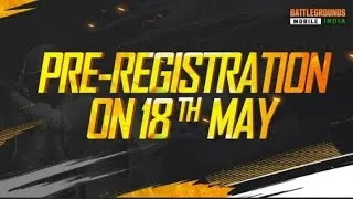 Thumbnail: BATTLEGROUNDS MOBILE INDIA - Pre-Registrations Date Reveal #Shorts