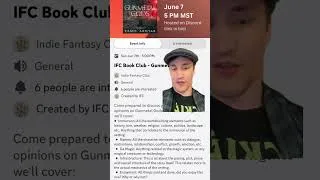 Thumbnail: Join the first IFC book club discussion on Discord #bookclub #fantasybooks