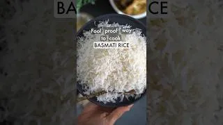 Thumbnail: How to cook fluffy basmati rice? #basmatirice #basmati #ricerecipe #rice