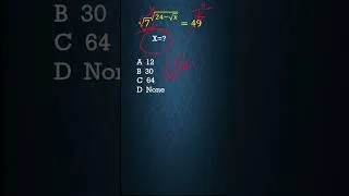 Thumbnail: Find The Value Of X 😀🥰 | Maths Tricks | #shorts #mathstrick