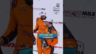 Thumbnail: Pato O'Ward, Scott McLaughlin and Christian Lundgaard... SPRAY THAT CHAMPAGNE! 🍾🏁